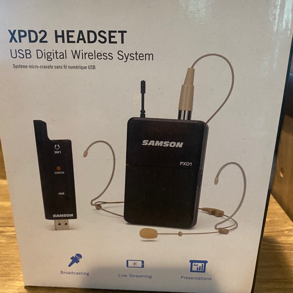 Samson XPD2 Headset USB Digital Wireless